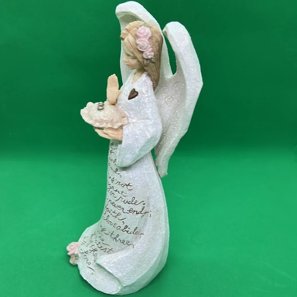 ENESCOC BY KAREN HAHN Angel  Holding Ring Pillow 